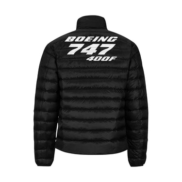 BOEING 747 Men's Stand Collar Padded Jacket e-joyer